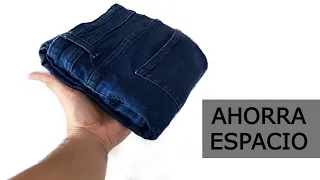 Cómo Doblar Pantalones (ahorrar espacio)