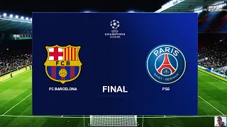 PES 2020 | Barcelona vs PSG | Final UEFA Champions League UCL | Gameplay PC - Messi vs Neymar Jr