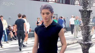 TAEYONG in Paris🇫🇷 | LOEWE S/S 2024 Men's Runway Show Behind