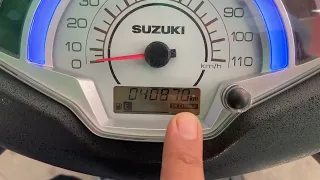 How To Remove Oil Change Indicator In Suzuki Access125 #oilchange #access125bs6