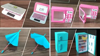 DIY - 4 Miniature Accessories - 4 Easy DIY Miniature Doll Craft - Doll house Accessories