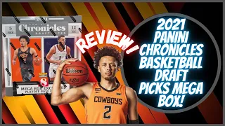 2021-22 Panini Chronicles Basketball Draft Picks Mega Box (Review and Pulled A Auto!)