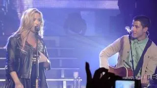 Demi Lovato with Nick Jonas ''Don't Forget/Catch Me'' 7.18.2012 Greek Theatre Los Angeles, CA in HD