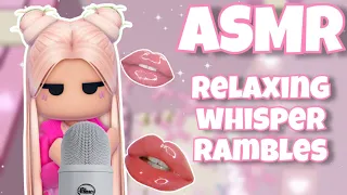 asmr roblox ~ barbie tower! relaxing whisper rambles (crisp + tingly!!)