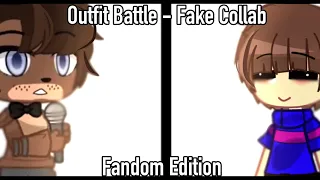 Outfit Battle || Fake Collab with @PxrpleShadow || #pxrplefandombattle || Fandom Edition