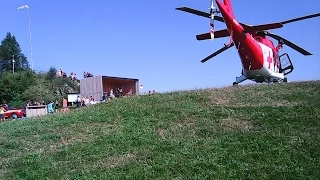 Vrtulník na Straníku