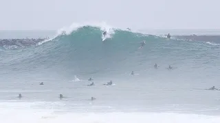 The Wedge - Biggest and Gnarliest Day of May Swell 2023! (RAW FOOTAGE)