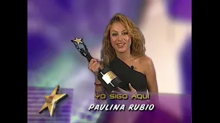 Yo Sigo Aqui de Paulina Rubio Gana Mejor Vide Musical - Premio de la Gente 2001