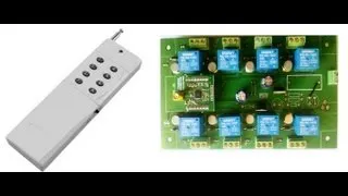 Wireless Remote Control Relay Unit - 8 port Demonstration Video