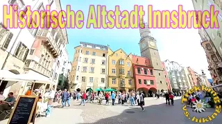 Spaziergang durch die Historische Altstadt Innsbruck 4K