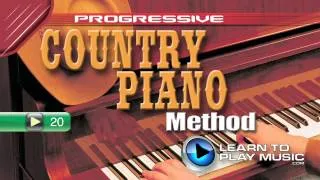 Ex020 Country Piano Lessons ~ Progressive