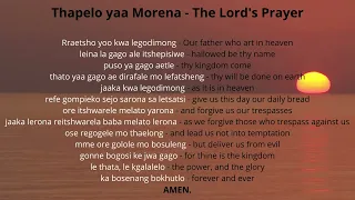 The Lord's Prayer in Setswana