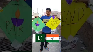 INDIAN KITE VS PAKISTAN KITE 😱 #shorts #pkcrazyexperiments