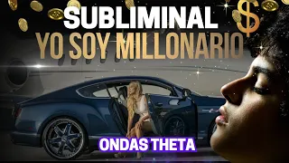 Subliminal 'I AM A MILLIONAIRE' with THETA WAVES! 💲 Subconscious reprogramming