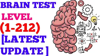 Brain test tricky puzzles level 1-212 solution or walkthrough