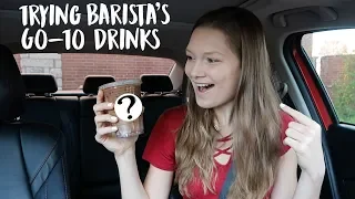 TRYING STARBUCKS BARISTAS GO TO DRINKS FOR A WEEK