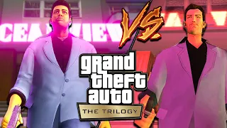 GTA Trilogy Remasters Screenshot COMPARISON (PC VS Definitive Edition)