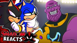 Sonic & Shadow Reacts To Darkseid Vs Thanos - Cartoon Beatbox Battles!