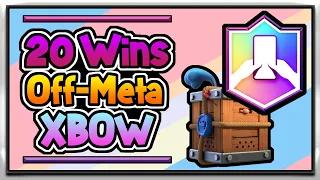 20 Wins with Off-Meta Xbow [No Tilt 20-Win Challenge] - Clash Royale