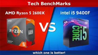 Ryzen 5 2600x vs intel i5 9400F |Test in 18 Games | 2020