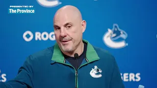 Rick Tocchet on the team's mindset going into tonight's game against Vegas