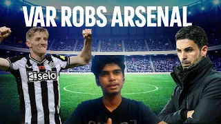 Arsenal Robbed by VAR | An absolute disgrace #arsenal #arsenalvsnewcastle #arteta