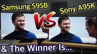 Samsung S95B vs Sony A95K Side-by-Side Comparison - Which QD-OLED is Best?