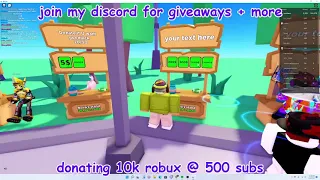 I donated over 100k robux on pls donate