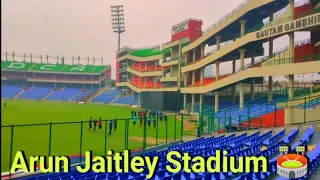No Audience 😀 || Arun Jaitley Stadium