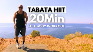 Tabata HIIT Full Body Workout 20 Min / Tabata 30/10 / No Equipment