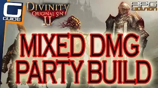 DIVINITY ORIGINAL SIN 2 - MIXED DMG PARTY BUILD (2 Physical, 2 Magical)