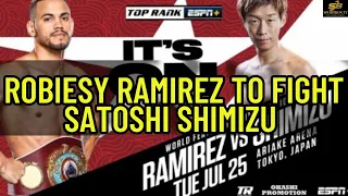 Robiesy Ramirez To FIGHT Satoshi Shimizu in Japan on Fulton-Inoue  #sports #boxing #youtube #news