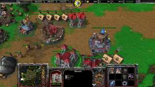 Warcraft 3 Reforged Beta Gameplay, Human vs Orc, 1080p60, Max Settings