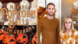 How To Make Popcorn Balls - Fall Baking With Grandma - Easy Halloween Treats - Quick Fall Recipes