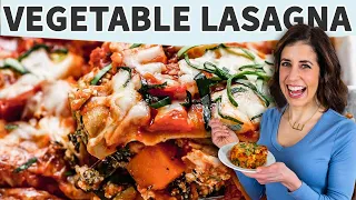 Vegetable Lasagna - How to Make the BEST Vegetarian Lasagna