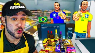 TUDO FICOU BRASILEIRO no SUPERMARKET SIMULATOR