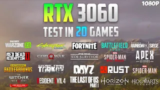 RTX 3060 Test in 20 Games - 1080p