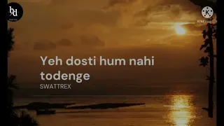 Yeh Dosti Hum Nahi Todenge - Rahul Jain I Unpluggd Cover I Snolay I dj AjayPatanvadiya I