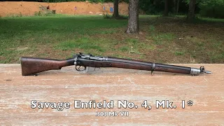 Shooting a U.S. Property-marked Savage Enfield No. 4, Mk. I*