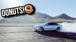 DOING DONUTS IN MY E92 M3!!