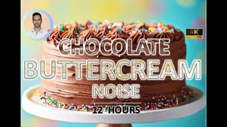 Chocolate Buttercream Noise | 12 Hours | BLACK SCREEN | Study, Sleep, Tinnitus Relief and Focus