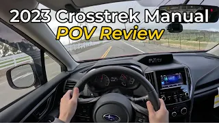 2023 Subaru Crosstrek 6MT Review (POV) - Perfect $25K Daily Driver?