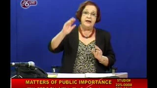 Matters of Public Importance with PPP/C Chief Whip Gail Teixeira November 16th 2016