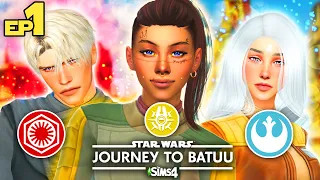 *NEW* ALL 3 ROUTES! - Sims 4: Star Wars Journey To Batuu #1