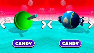 Going Balls - Which CANDY BALL Will Be First on Level 1085? Color Race-191