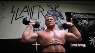 Brock Lesnar training hard for revenge from Goldberg royal rumble 2017