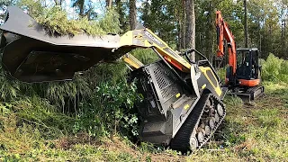 HIDDEN DRAIN HOLE SWALLOWS MUNCHIE WHOLE! SKID STEER STUCK BAD THIS TIME!