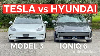 Hyundai Ioniq 6 vs Tesla Model 3