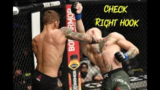 All of Dustin Poirier's Counter Right Hooks Against Conor Mcgregor | Real-time and Slo-mo Highlights