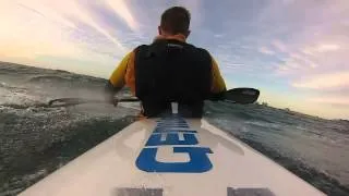 Downwind Surfski   Milnerton Nov 2013 mp4 2